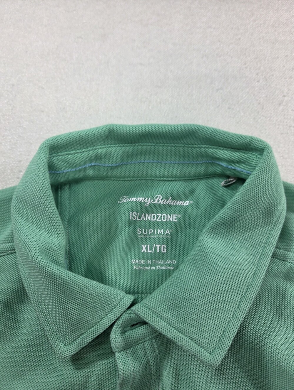 Tommy Bahama IslandZone Supima Polo Shirt Men’s XL Green - Picture 2 of 6